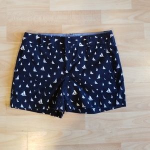 Banana Republic Blue and white shorts